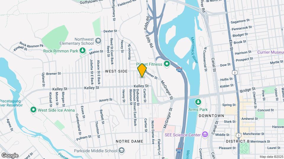 548 Cartier St Map and Location Details