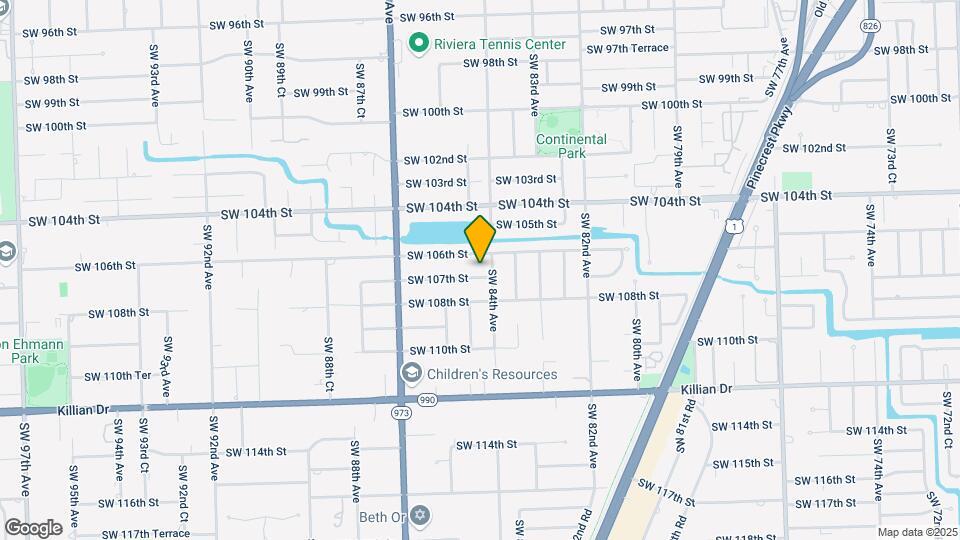 8425 SW 107th St Map and Location Details