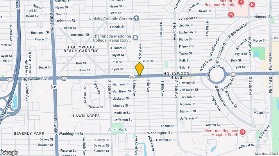 5112 Hollywood Blvd Map and Location Details