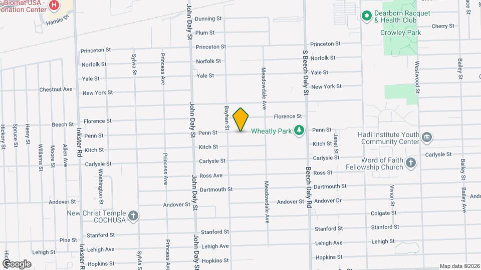 26233 Penn St Map and Location Details