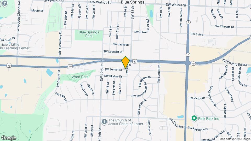 1502 SW Sunset St Map and Location Details