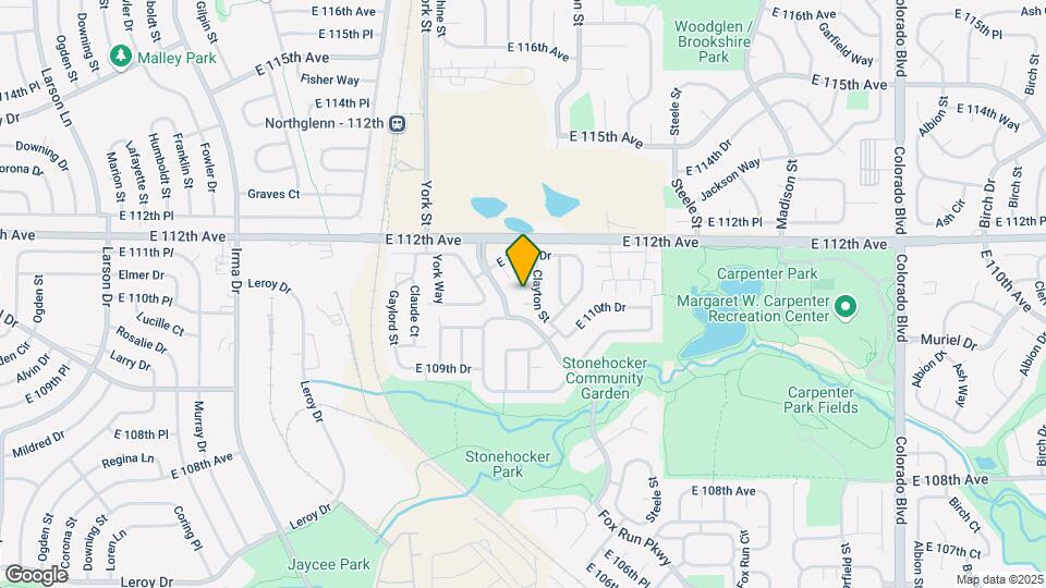 2645 E 110th Ct Map and Location Details