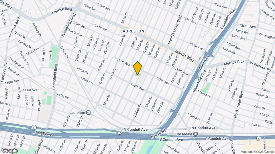 137-28-137229 229th St Mapa y Detalles de la Ubicación