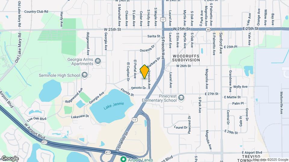 2617 Mohawk Ave Map and Location Details