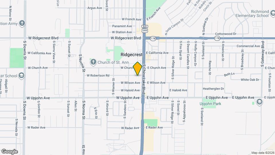 117 W Robertson Rd Map and Location Details