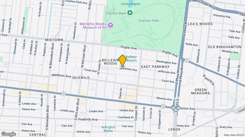 2048 Jefferson Ave Mapa y Detalles de la Ubicación