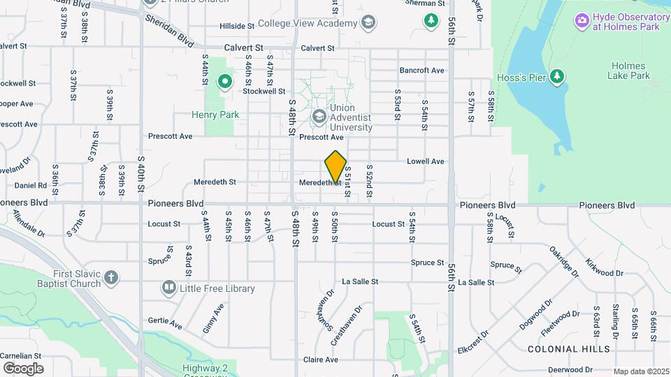 5001-5005 Meredeth St Map and Location Details