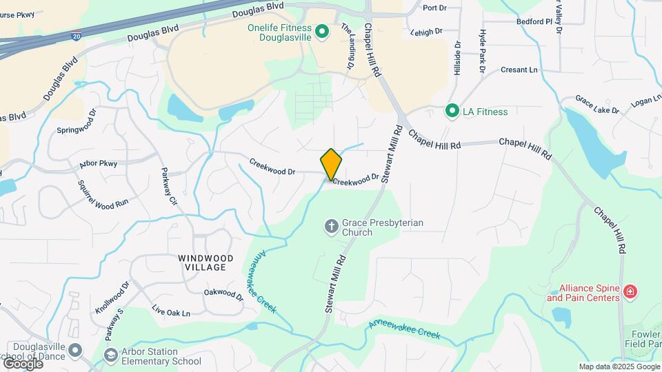 6858 Creekwood Dr Map and Location Details