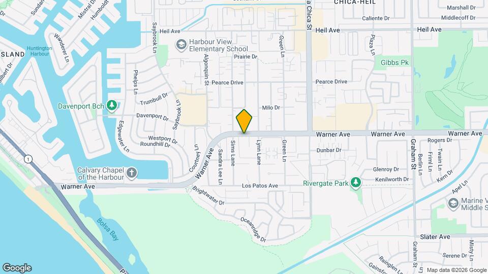 4682 Warner Ave Map and Location Details