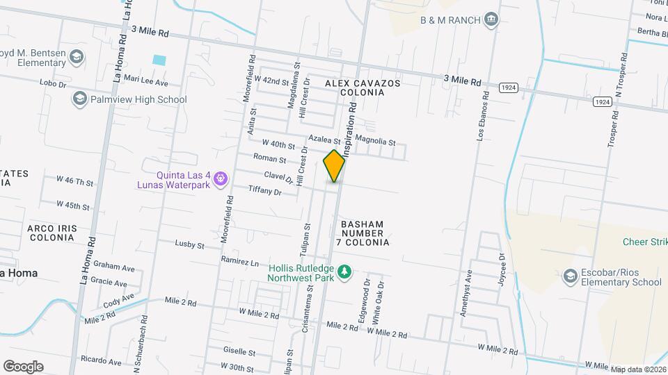 3809 N Inspiration Rd Map and Location Details