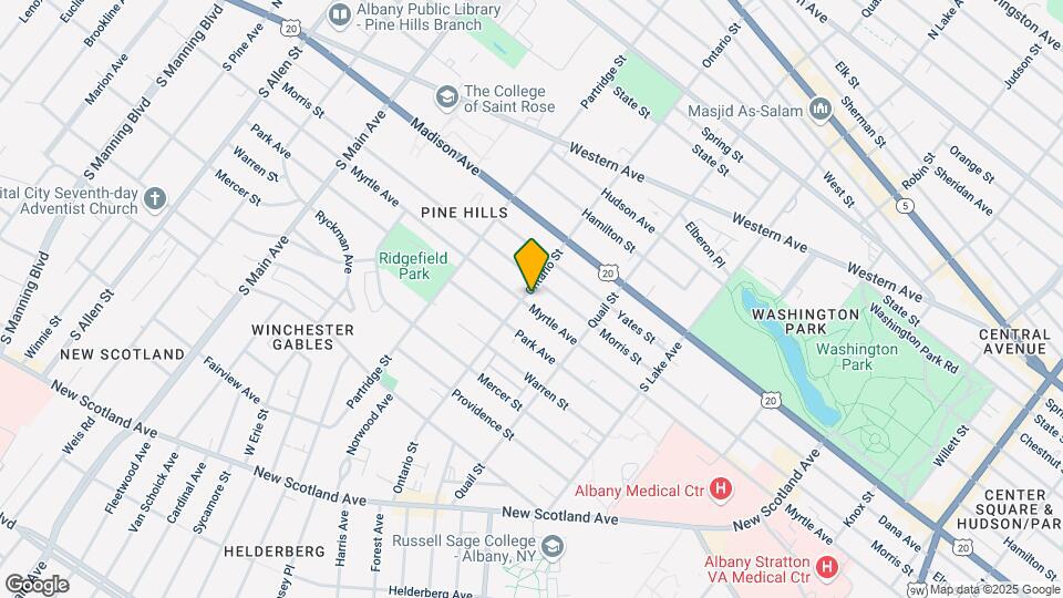 651 Myrtle Ave, Unit 1 Map and Location Details