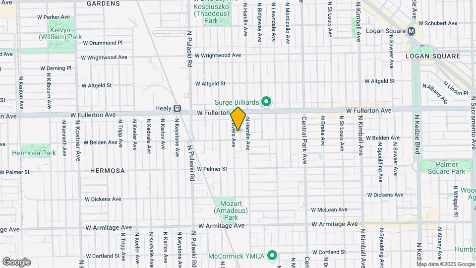 2311 N Avers Ave, Unit 2 Map and Location Details