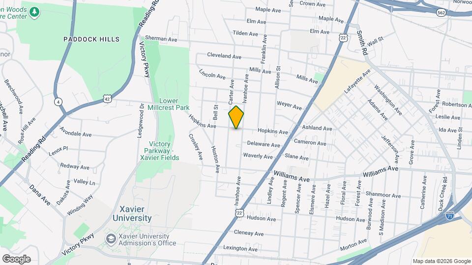 1839 Hopkins Ave Map and Location Details