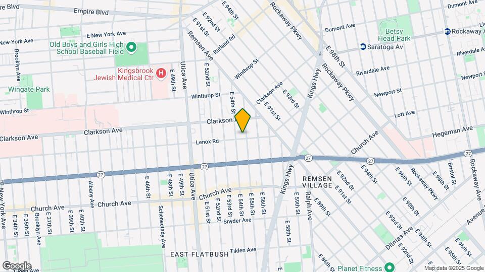 895 Lenox Rd Map and Location Details
