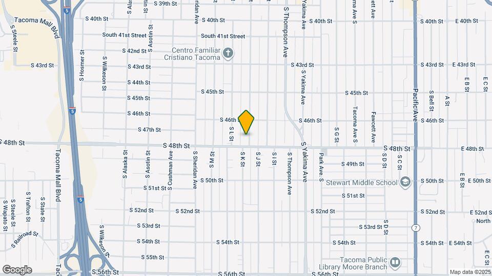 4628 S K St Map and Location Details