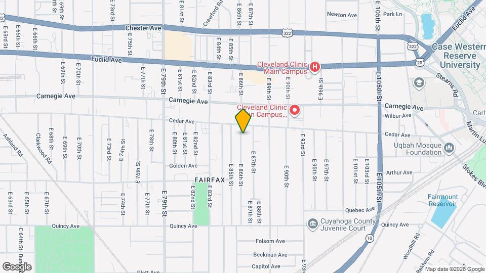 2173 E 86th St Mapa y Detalles de la Ubicación