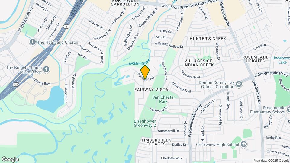 1321 Pawnee Trail Map and Location Details