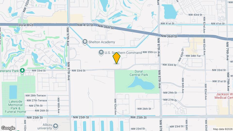 9161 NW 33rd St Map and Location Details