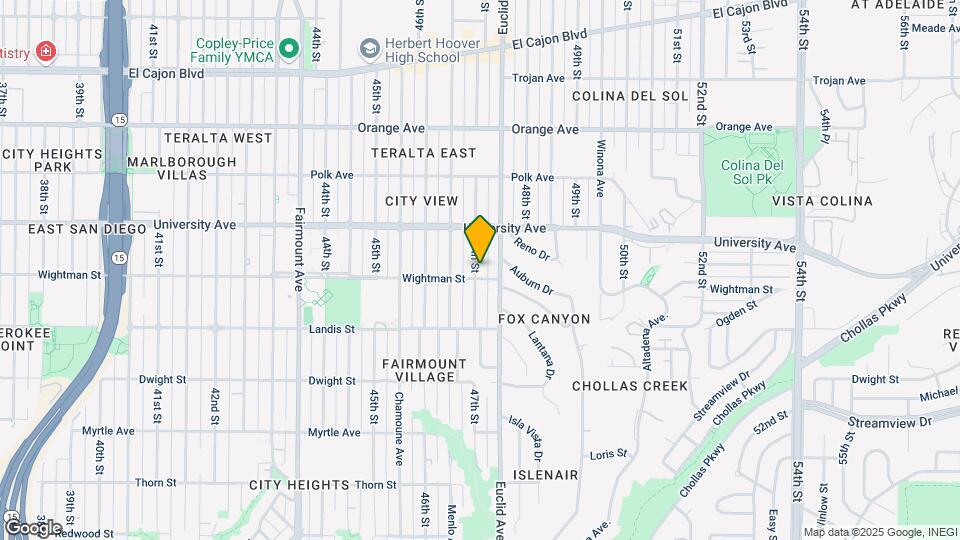 3813 47th St-Unit -E Map and Location Details