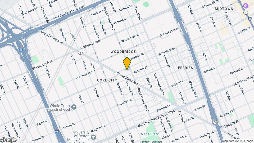 4401 Rosa Parks Blvd Mapa y Detalles de la Ubicación