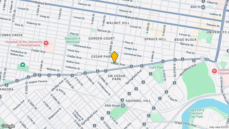4718 Cedar Ave Map and Location Details
