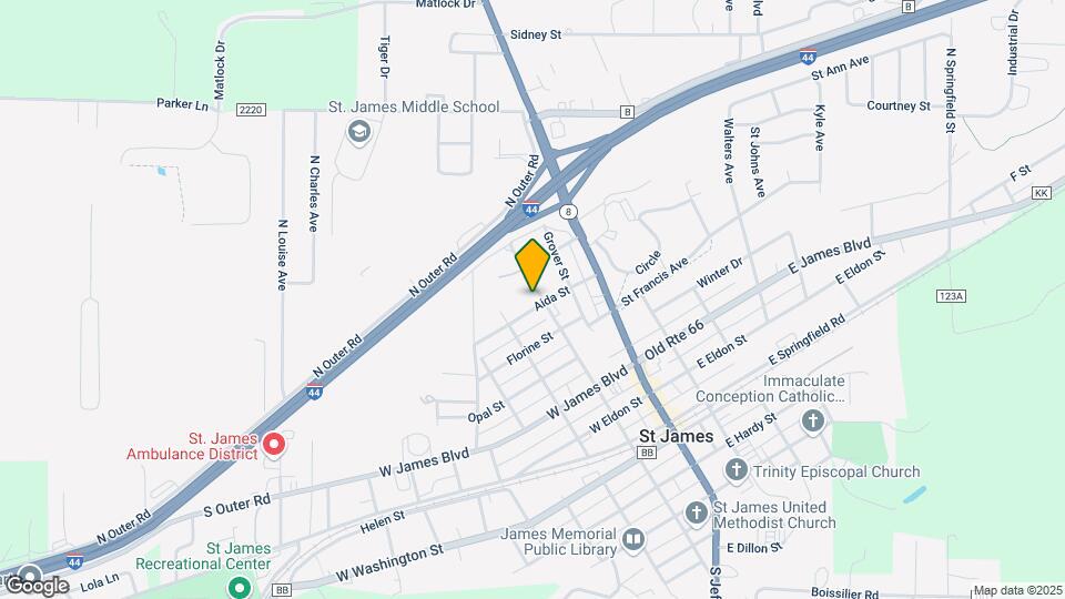 603 N Meramec St Map and Location Details