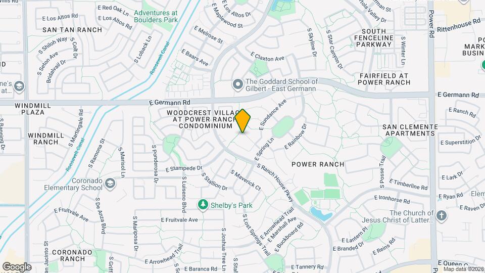 4140 S Splendor Ct Map and Location Details