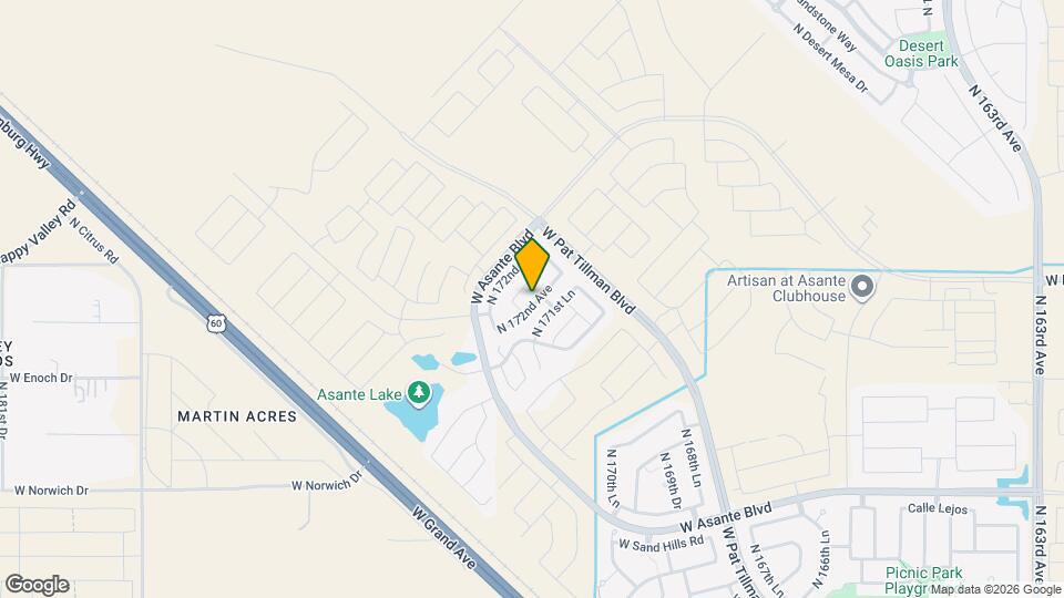 24874 N 172nd Ave Map and Location Details