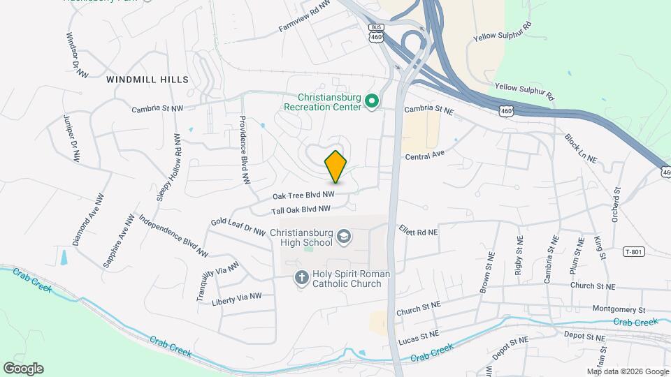 435 Oak Tree Blvd NW Map and Location Details