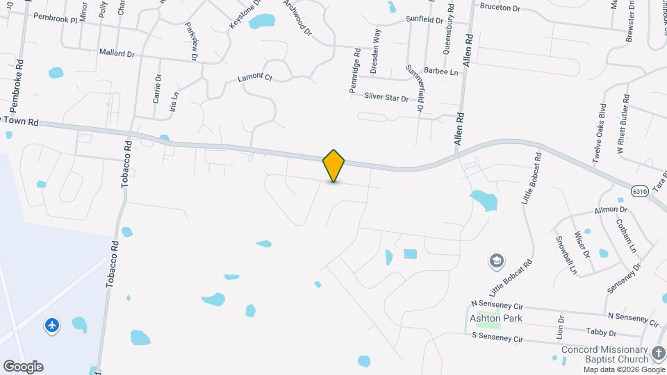 952 Princeton Dr Map and Location Details