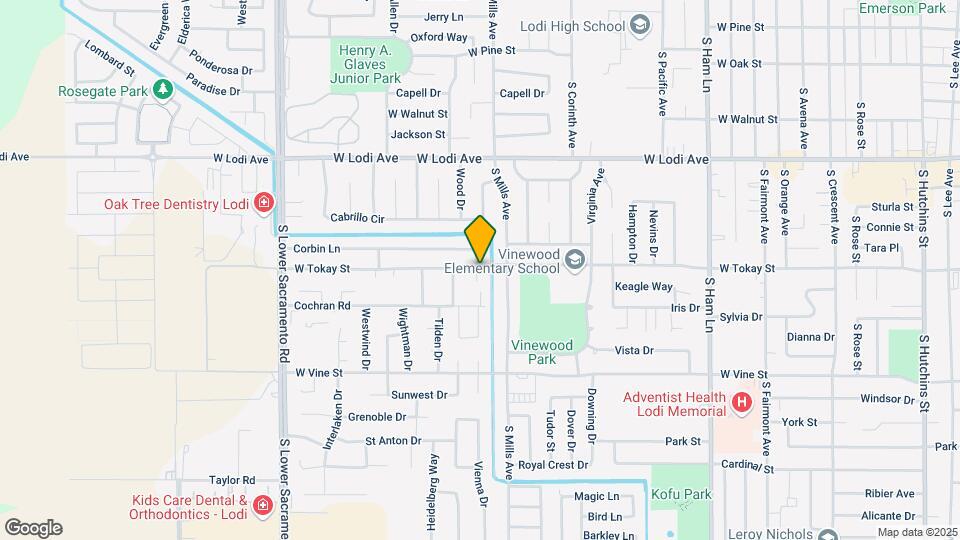 2020 W Tokay St Map and Location Details