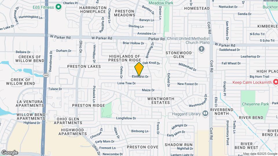 4424 Elmhurst Dr Map and Location Details