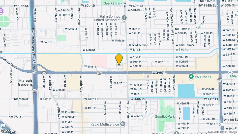 1275 W 49th Pl Mapa y Detalles de la Ubicación