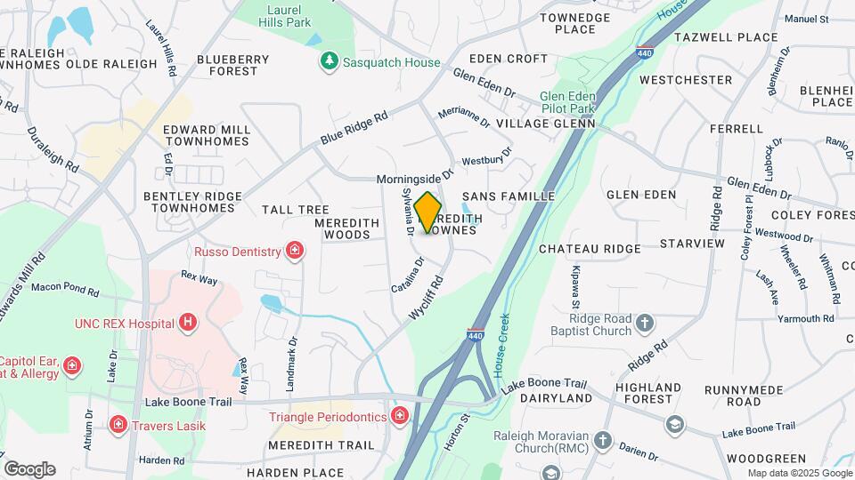 2923 Wycliff Rd Map and Location Details