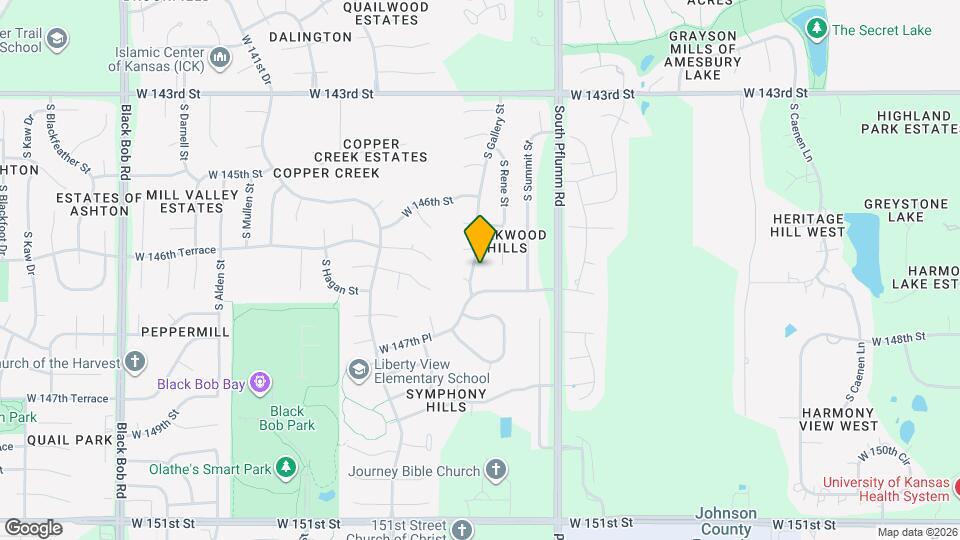 14697 S Gallery St Map and Location Details