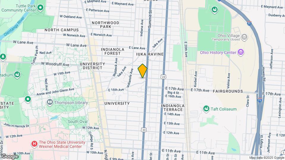252 E 17th Ave Map and Location Details