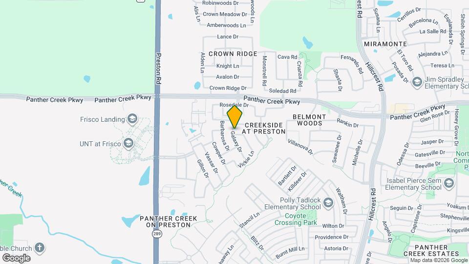 9814 Tucker Ln Map and Location Details