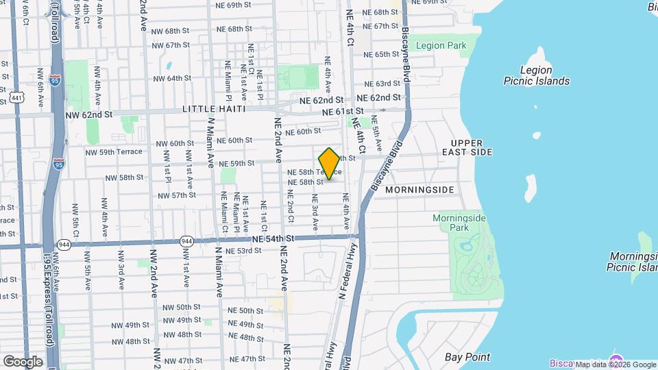348 NE 58th St Map and Location Details
