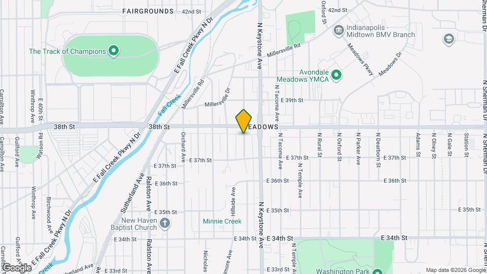 3750 Hillside Ave Map and Location Details