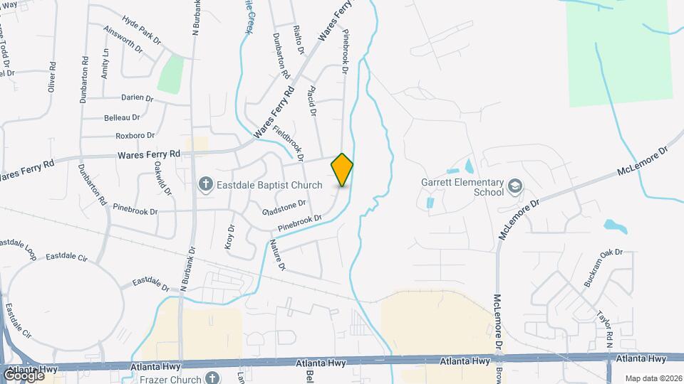 6332 Pinebrook Dr Map and Location Details