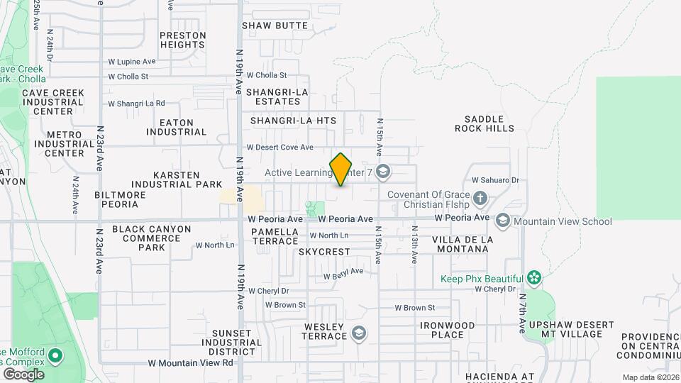 1608-1610 W Becker Ln Map and Location Details