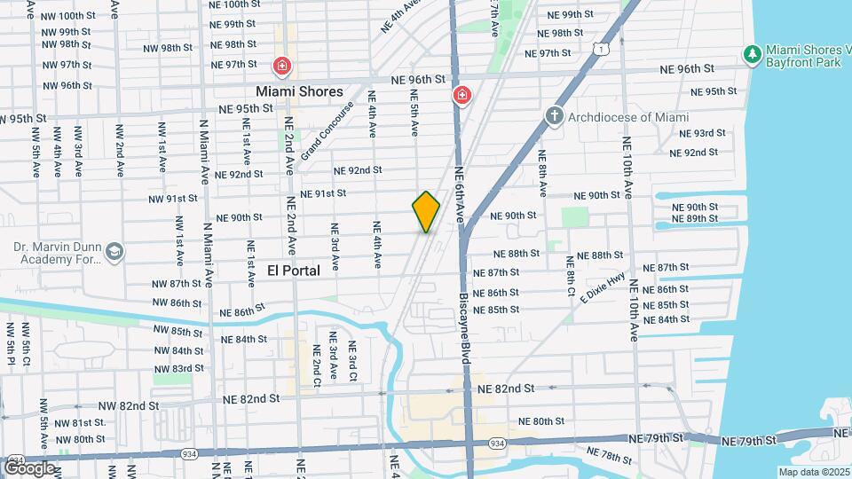 8841 NE 4th Avenue Rd Map and Location Details