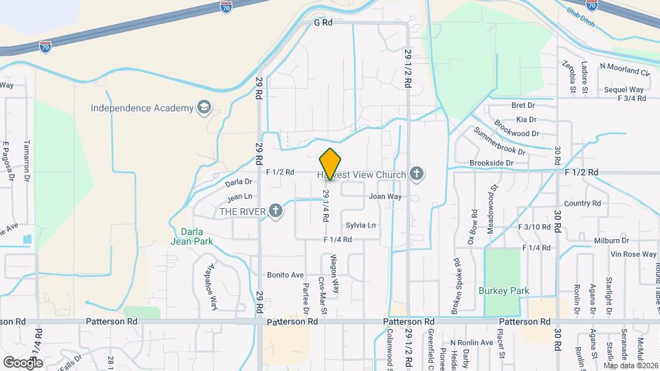 646 29 1/4 Rd Map and Location Details