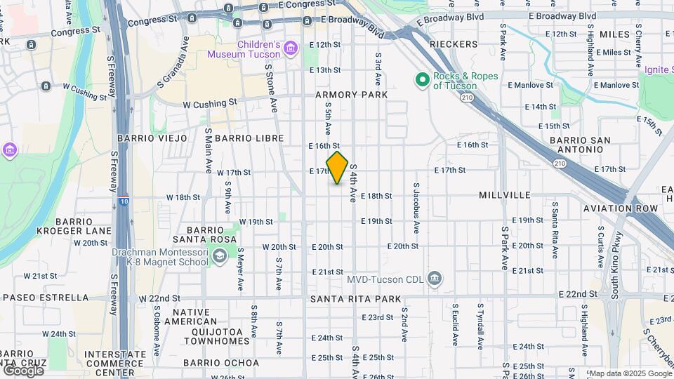 742 S Herbert Ave Map and Location Details
