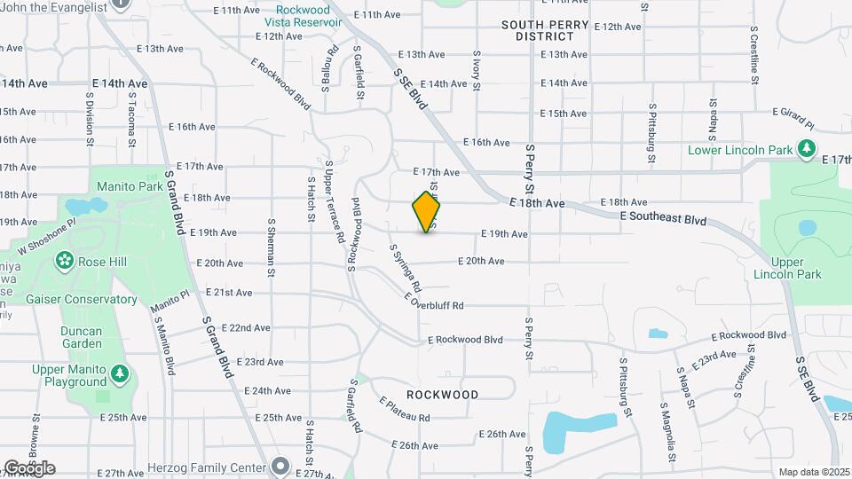 942 E 19th Ave Map and Location Details