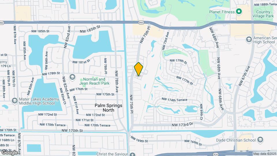 17803 NW 74th Path Map and Location Details
