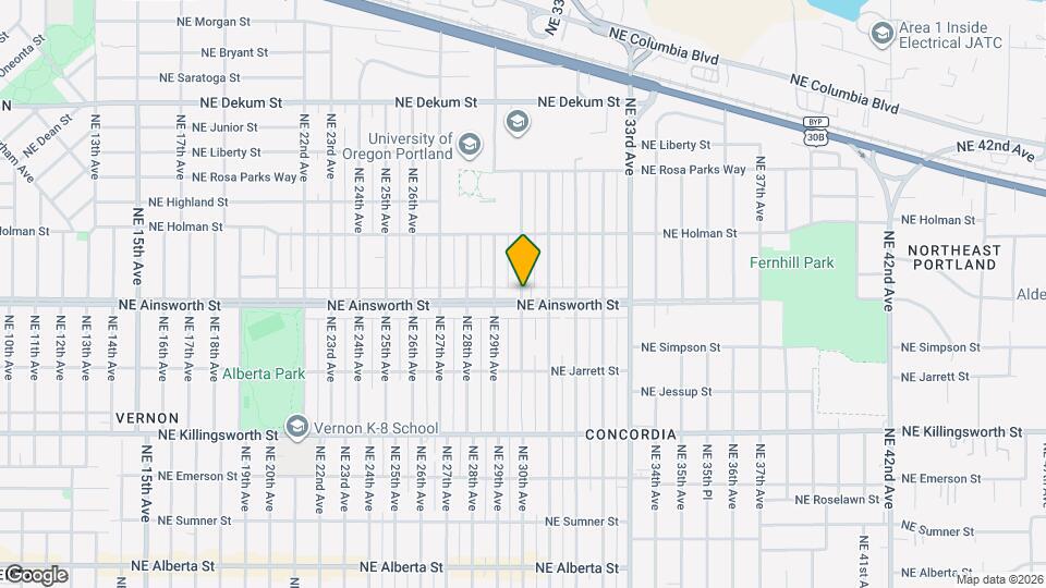 6010 NE 30th Ave Map and Location Details
