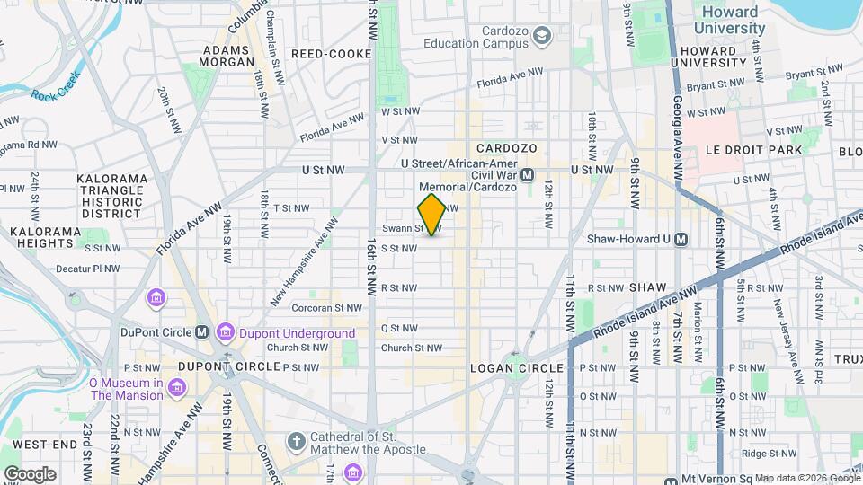 1443 S St NW Map and Location Details