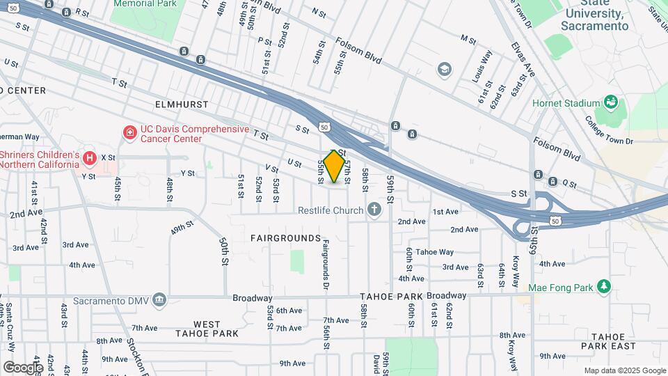 5609 V St Map and Location Details