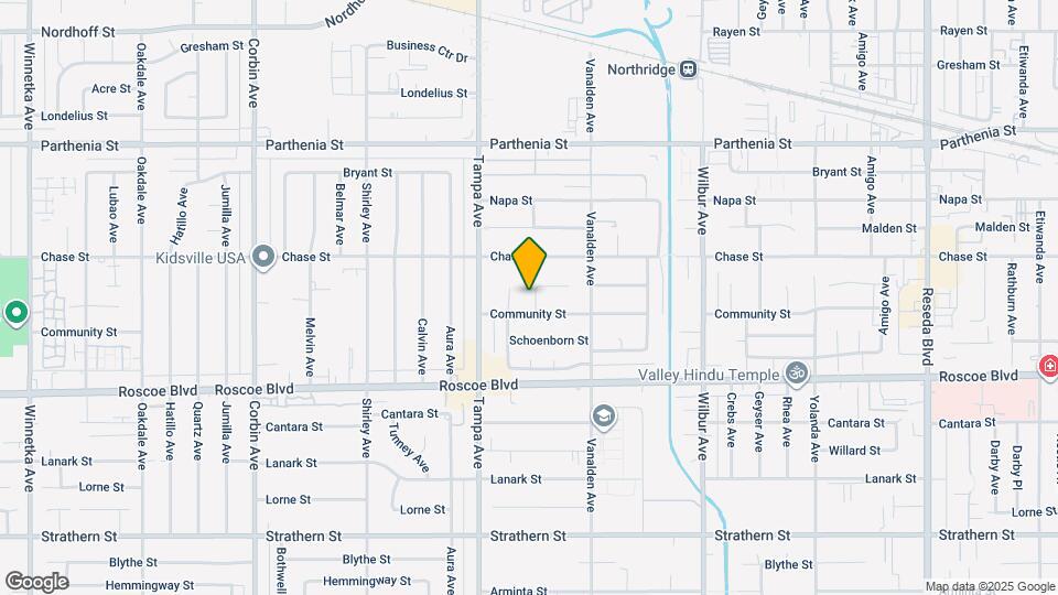 8415 Beckford Ave, Unit B Map and Location Details